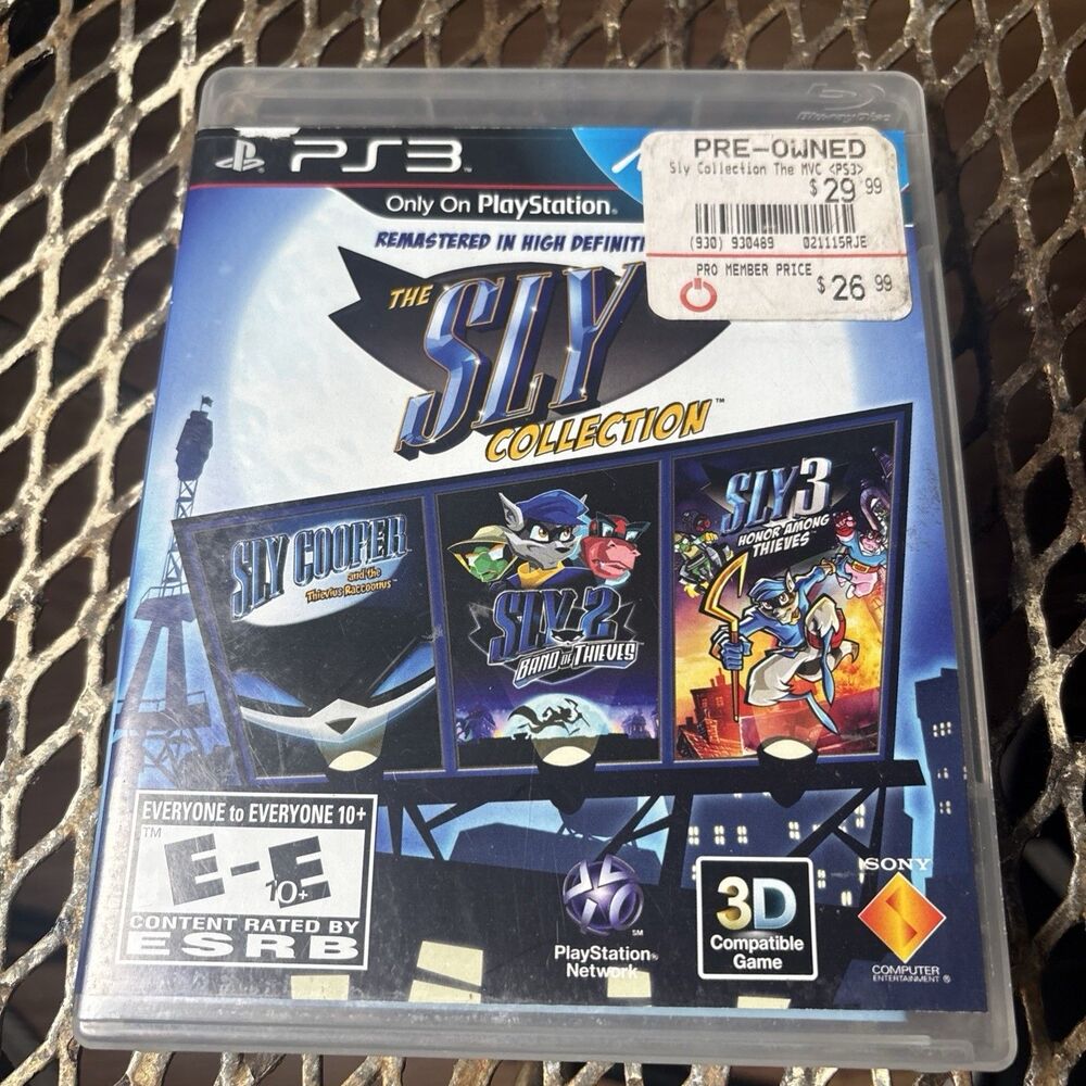 Sly Cooper Collection PS3 (Sony PlayStation 3, 2010) CIB Complete w/ Manual